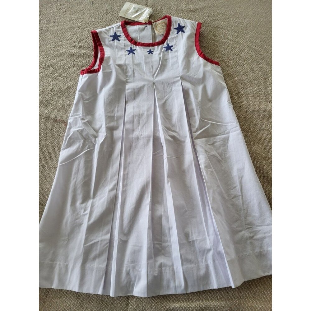 The Beaufort Bonnet Company Mary Francos Frock With Star Applique NWT Size 7C